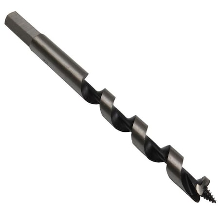 Auger Drill, Industrial Quality Professional Grade, 114 Diameter, 712 Overall Length, Hex Shan